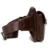 Сумка Vintage Поясная мужская Коричневая (14897) изображение 6