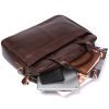 Сумка Vintage Кожаная для ноутбука Коричневая (20681) изображение 8