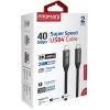 Дата кабель USB-C to USB-C primelinkc40-2m.black Promate (primelinkc40-2m.black) изображение 2
