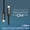 Дата кабель USB-C to USB-C primelinkc40-2m.black Promate (primelinkc40-2m.black) изображение 3