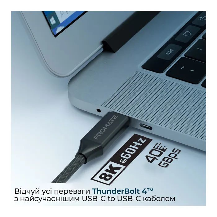 Дата кабель USB-C to USB-C primelinkc40-2m.black Promate (primelinkc40-2m.black) изображение 4