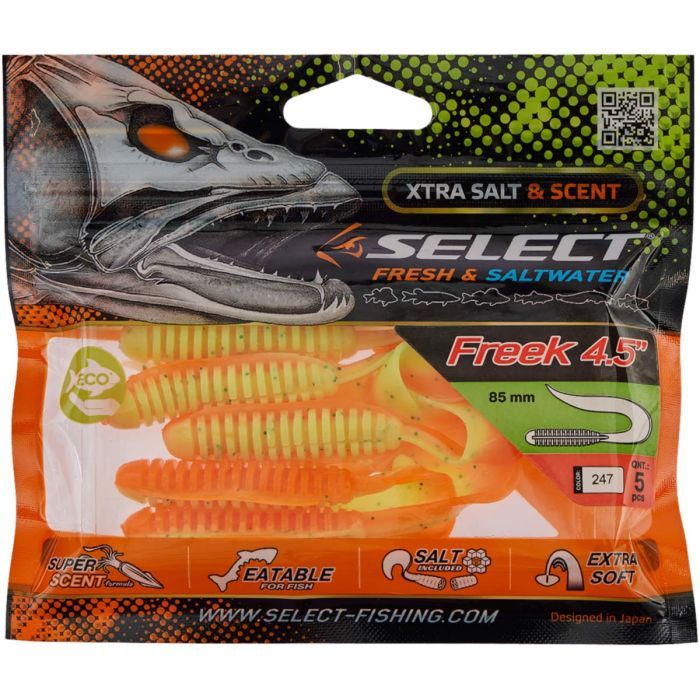 Силикон рыболовный Select Freek 4.5" col.087 (5 шт/упак) (1870.29.76) изображение 2