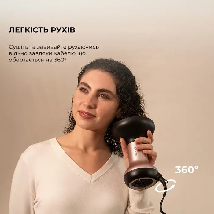 Фен Cecotec Ionicare MagiCurls Black (CCTC-04416) зображення 6