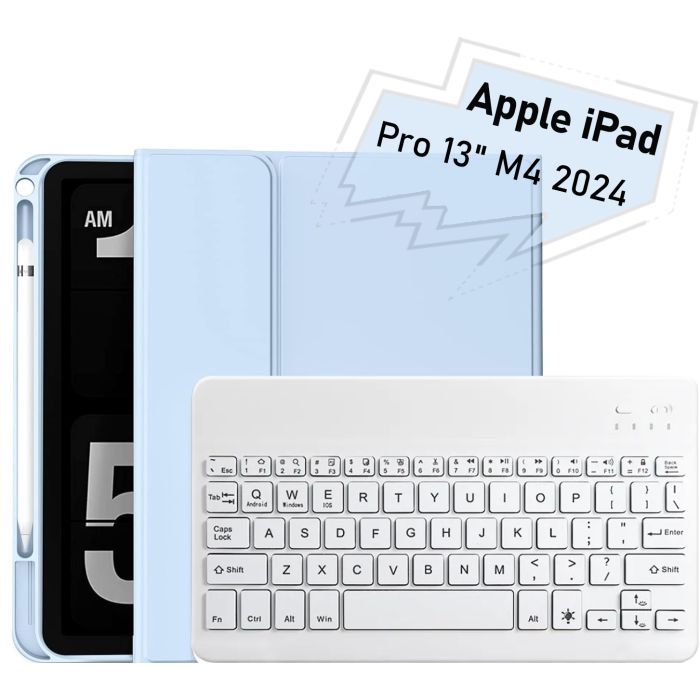 Чехол для планшета BeCover with keyboard Apple iPad Pro 13" M4 2024 Black (713003)