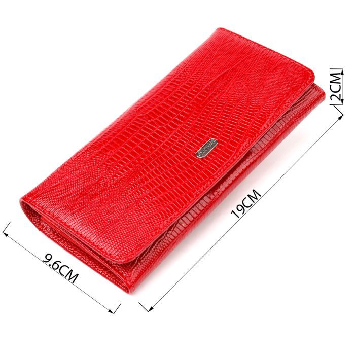 Кошелек Canpellini Из натуральной кожи Красный (21609) изображение 3