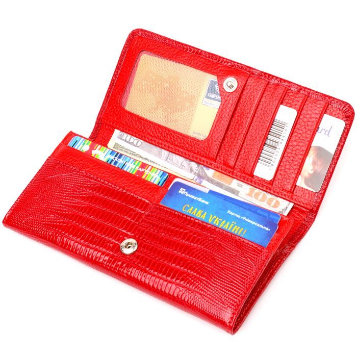 Кошелек Canpellini Из натуральной кожи Красный (21609) изображение 5