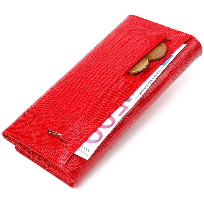 Кошелек Canpellini Из натуральной кожи Красный (21609) изображение 7