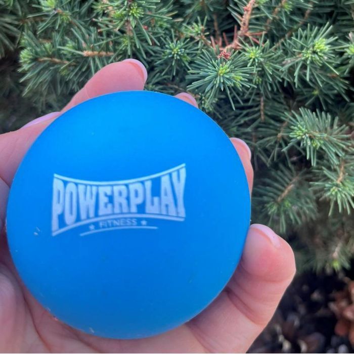 Массажный мяч PowerPlay PP-4354 Silicone Lacrosse Ball (6.3см) Зелений (PP-4354_Green) изображение 4