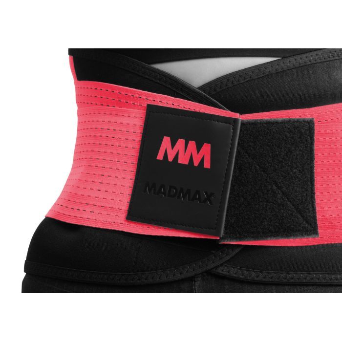 Пояс компрессионный MadMax MFA-277 Slimming belt Black/neon pink L (MFA-277-PNK_L) изображение 3