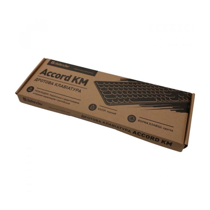 Клавиатура Defender Accord KM USB UA Black (450250) изображение 4