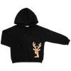 Кофта дитяча Toontoy худи з оленем (22161-140-black)