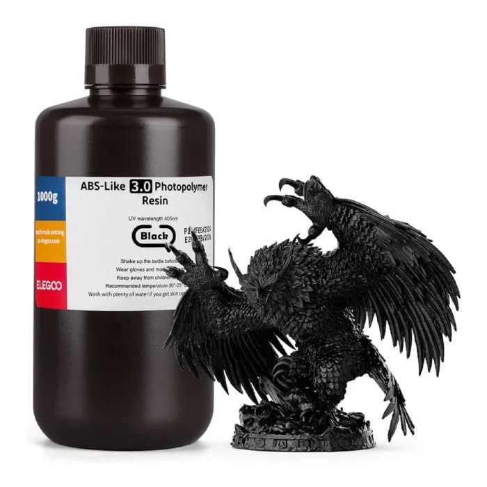 Фотополимерная смола ELEGOO Resin, ABS-like 3.0 2кг, black (50.103.0147)