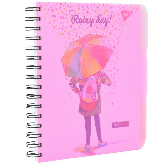 Блокнот Yes А5 Rainy day 144 листа пластиковая обложка (681968) изображение 3