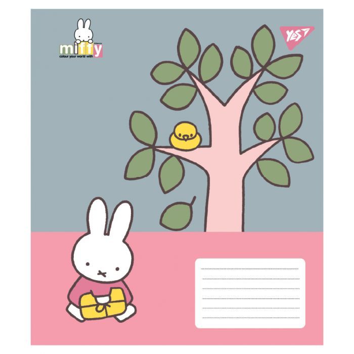 Зошит Yes Miffy Spring А5 12 аркушів клітинка (767624) зображення 4