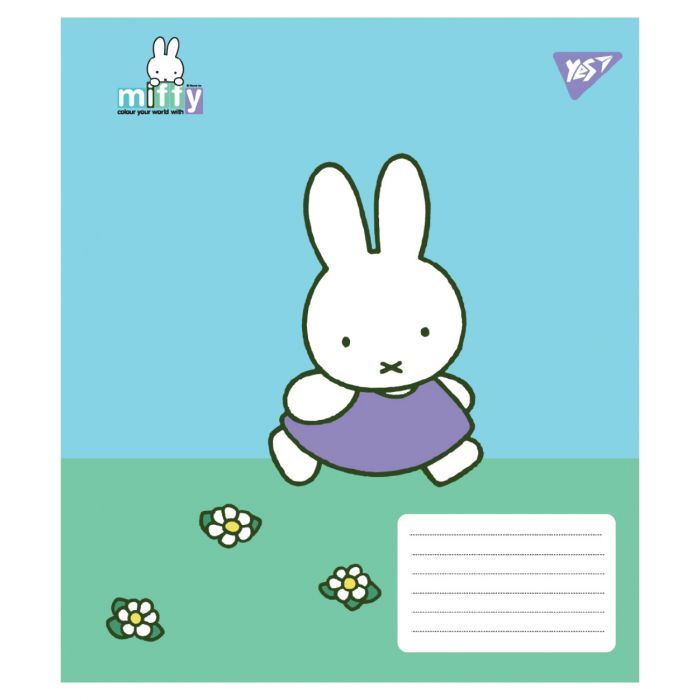 Зошит Yes Miffy Spring А5 12 аркушів клітинка (767624) зображення 5