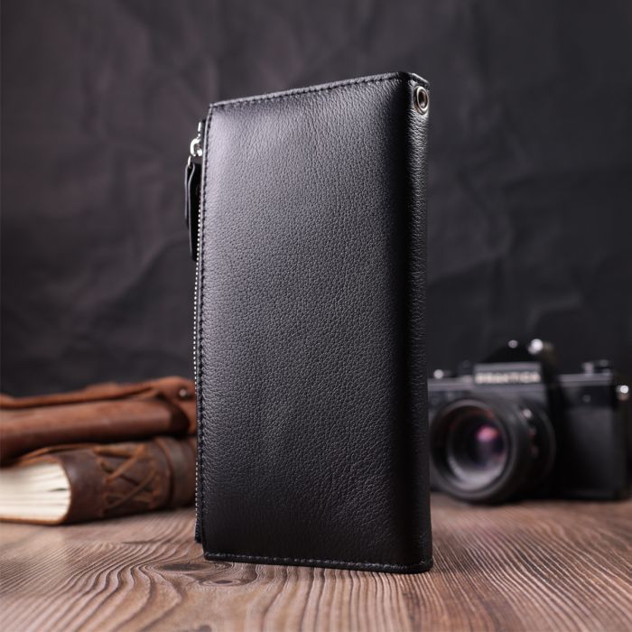 Гаманець ST Leather З натуральної шкіри Червоний (22536) зображення 10