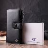 Гаманець ST Leather З натуральної шкіри Чорний (22537) зображення 11