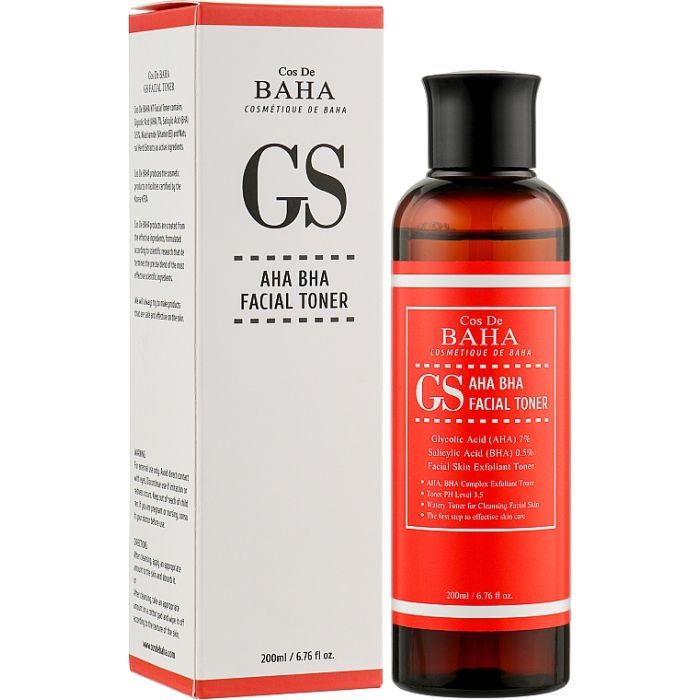 Тонік для обличчя Cos De BAHA AHA/BHA GS Toner 200 мл (8809240318249) зображення 2