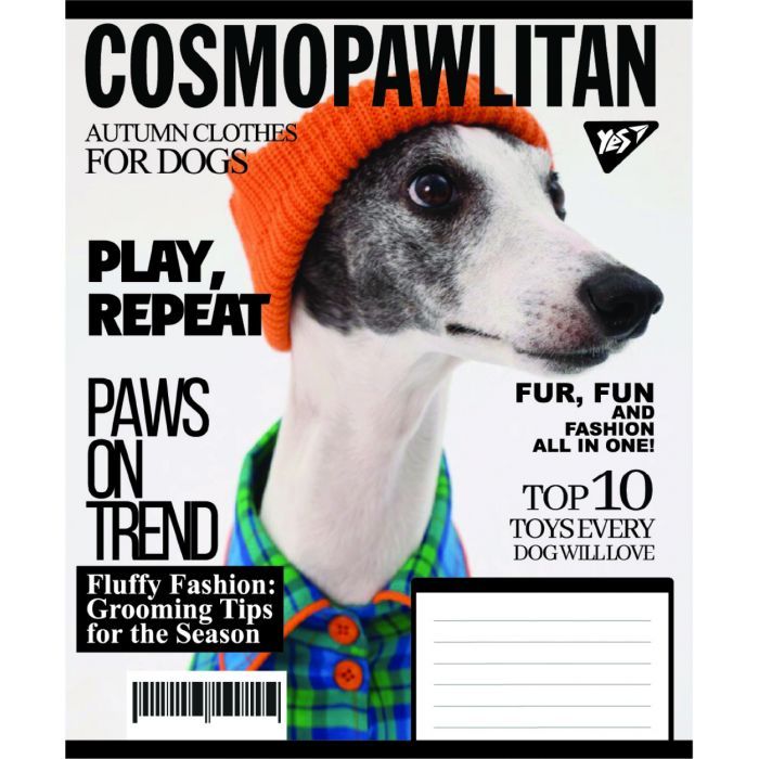 Зошит Yes Animal's fashion А5 24 аркушів лінія (767782) зображення 3