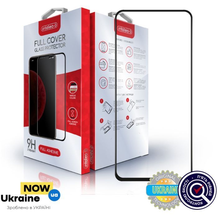Скло захисне Intaleo Full Glue Xiaomi Mi 11 Pro Black (1283126521164)