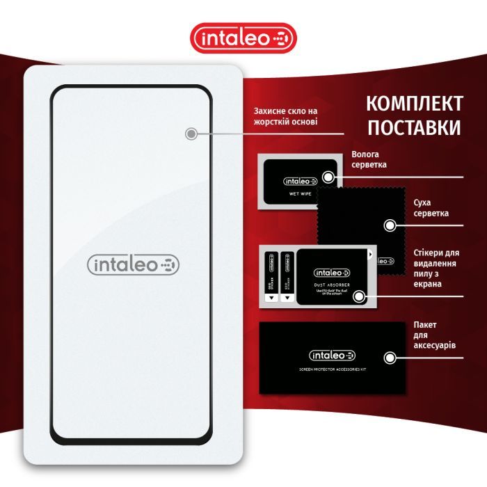 Скло захисне Intaleo Full Glue Xiaomi Mi 11 Pro Black (1283126521164) зображення 8