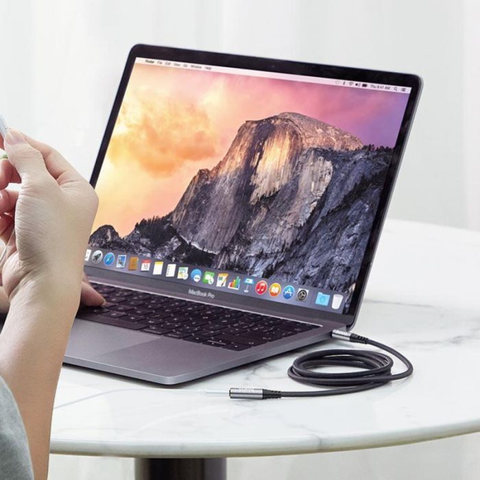 Кабель мультимедийный 3.5mm M to 3.5mm F 1.0m UPA20 3.5 audio Gray HOCO (6931474762153) изображение 6