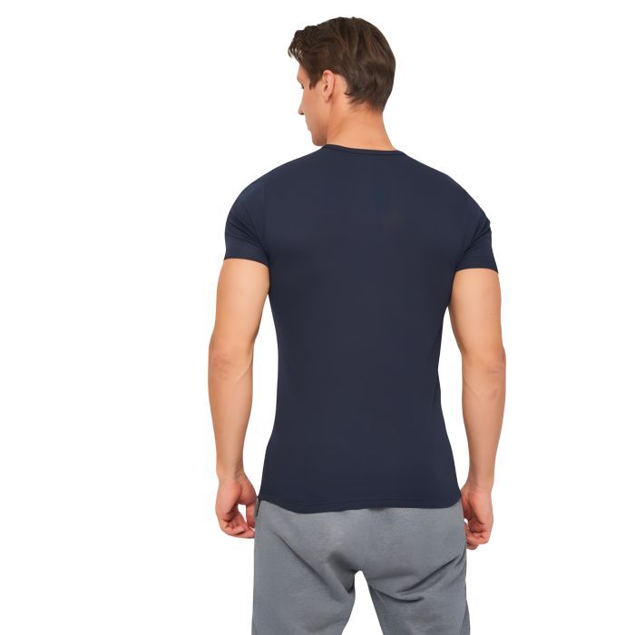 Футболка Kappa T-shirt Mezza Manica Scollo V K1316 BluNavy темно-синій L (8016279702493) зображення 2