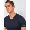 Футболка Kappa T-shirt Mezza Manica Scollo V K1316 BluNavy темно-синій L (8016279702493) зображення 4