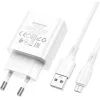 Зарядное устройство BOROFONE BA74A Aspirer USB + cable USB to Micro 5P White (6974443388664) изображение 4