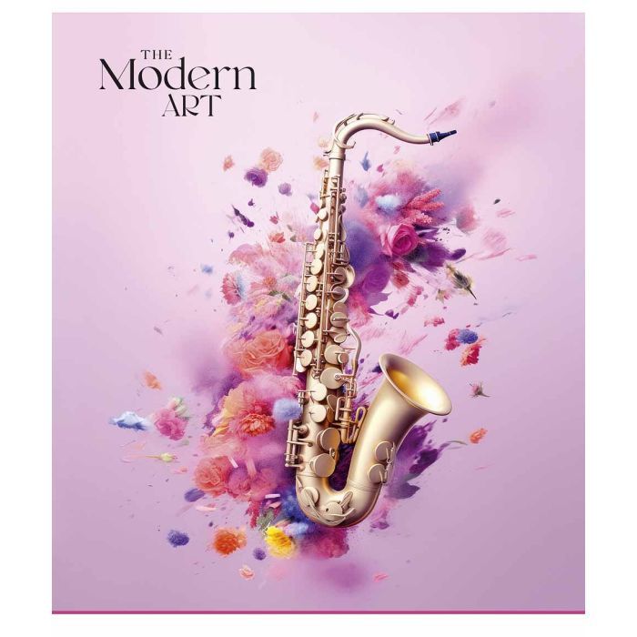 Тетрадь Школярик Modern art 48 листов линия (048-3324L) изображение 4