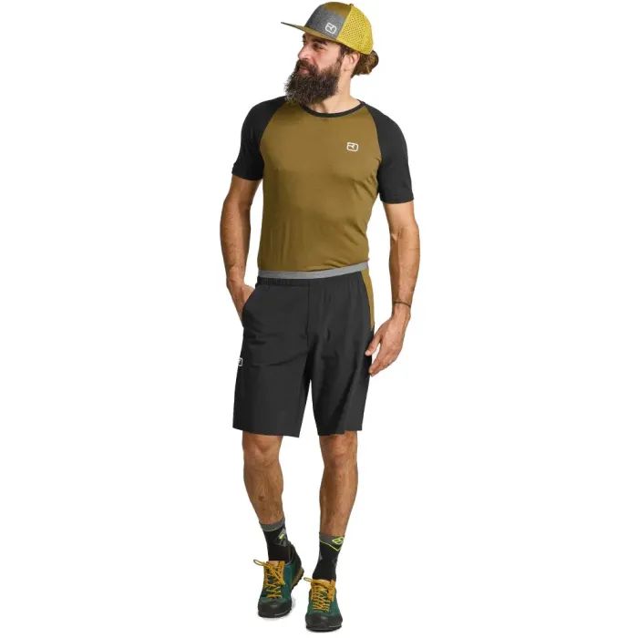 Шорти Ortovox Piz Selva Shorts Mns black raven - XL - чорний (025.001.1178) зображення 4