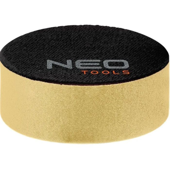 Круг зачистной Neo Tools полировальный, губка мягкая, на липучке, 80x25мм (08-974)
