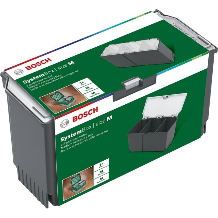 Ящик для інструментів Bosch SystemBox M, 235x105x133мм, 0.2кг (1.600.A01.V7R) зображення 3