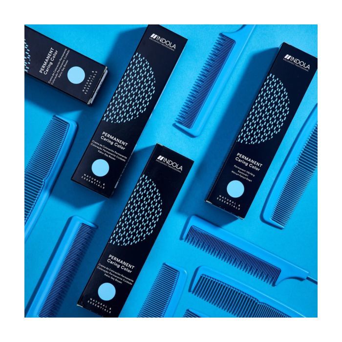 Краска для волос Indola Permanent Caring Color 7.35 – Средний блонд золотистый красное дерево (4045787932300) изображение 5