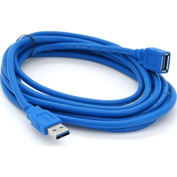 Дата кабель USB 3.0 AM/AF 1.5m blue Voltronic (YT-3.0AM\AF-1.5BL)