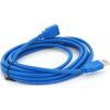 Дата кабель USB 3.0 AM/AF 3.0m blue Voltronic (YT-3.0AM\AF-3.0BL) зображення 2