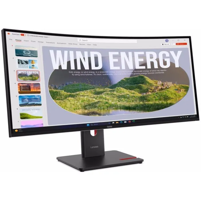Монітор Lenovo T34WD-40 (64AEGAT1UA) зображення 2