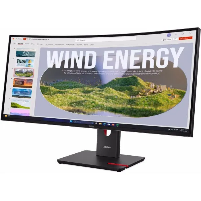 Монітор Lenovo T34WD-40 (64AEGAT1UA) зображення 3