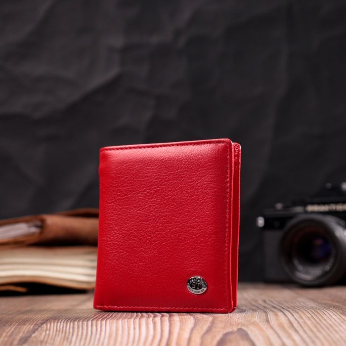 Гаманець ST Leather З натуральної шкіри Червоний (19475) зображення 8
