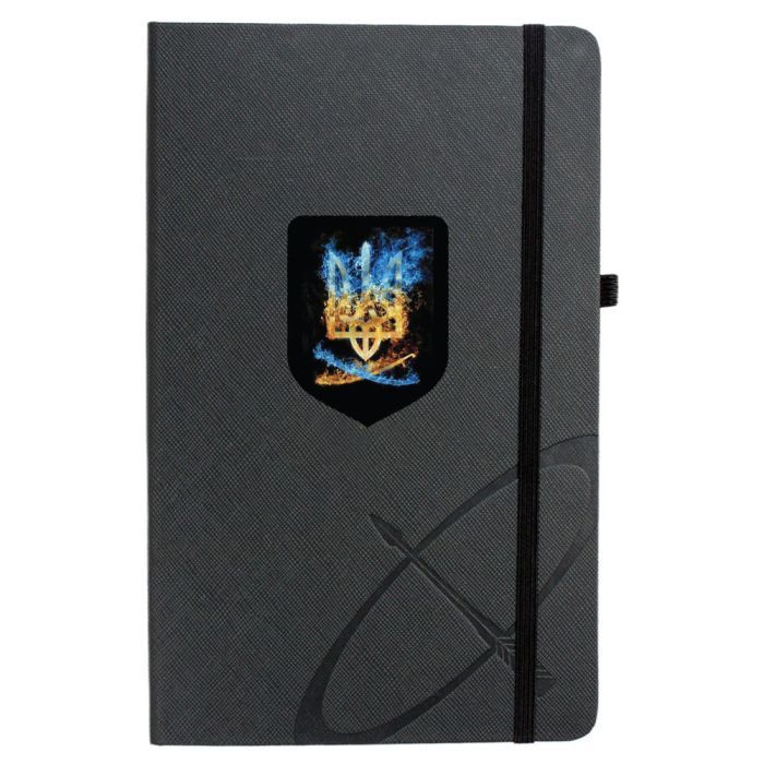 Ручка кулькова Parker IM 17 UKRAINE Black GT BP Палаючий Тризуб + блокнот Parker + подар.упаковка GIFT24 (22032b24_T1170u) зображення 7