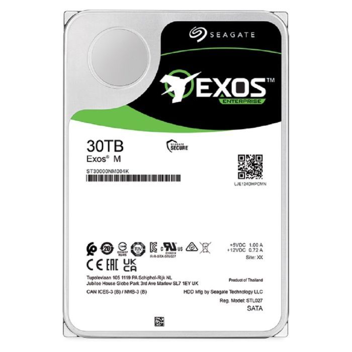 Жесткий диск 3.5" 30TB Exos M Seagate (ST30000NM004K) изображение 4