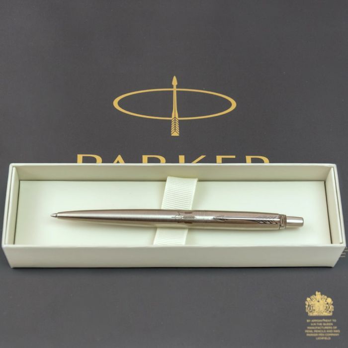 Ручка шариковая Parker JOTTER 17 UKRAINE SS CT BP Трезубец из колосков (16132_T059b) изображение 5