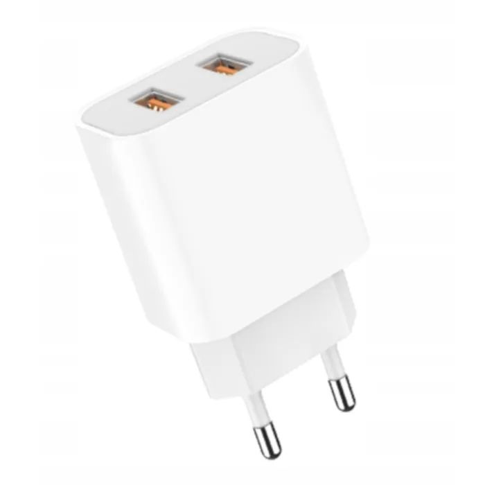 Зарядное устройство Denmen 2xUSB 2.4A white (DM-DC05-WH) изображение 2