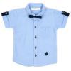 Рубашка детская Breeze с бабочкой (14570-74B-blue)