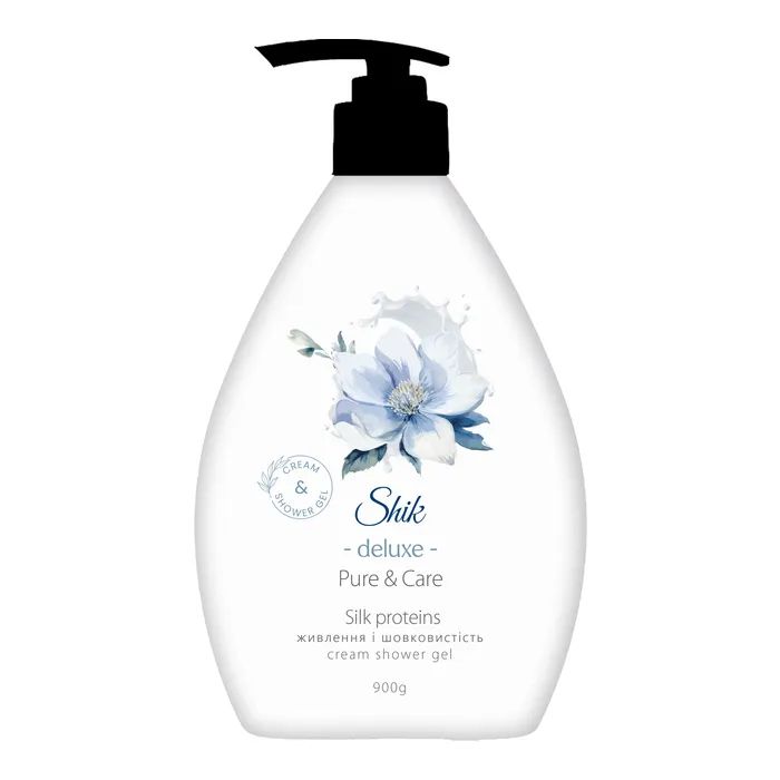 Гель для душа Shik Deluxe Pure & Care Silk Proteins 900 г (4823107607240) изображение 2