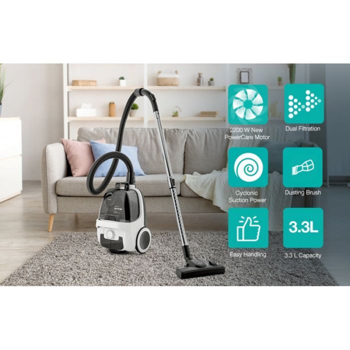 Пилосос Gorenje VC 2201 G4AEW (VC2201G4AEW) зображення 6