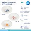 Тарелка детская Canpol babies CUTE ANIMALS мисочка пластикова, блакитна (4/412_blu2) изображение 4