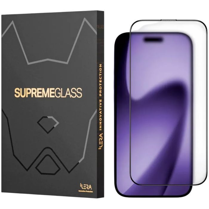 Стекло защитное iLera FrostedGlass 2.0 iPhone 17 (ILFRGL17)