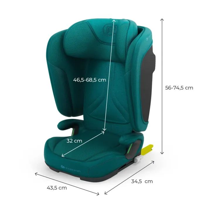 Автокрісло Kinderkraft Unity 2 i-Size Green (KCUNIT02GRE0000) (5902533928354) зображення 5