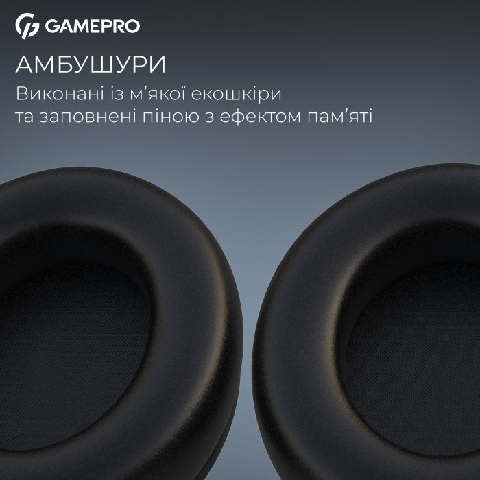 Наушники GamePro Asgard Skadi Wireless Black (HSW191B) изображение 11 Наушники GamePro Asgard Skadi Wireless Black (HSW191B) изображение 11
